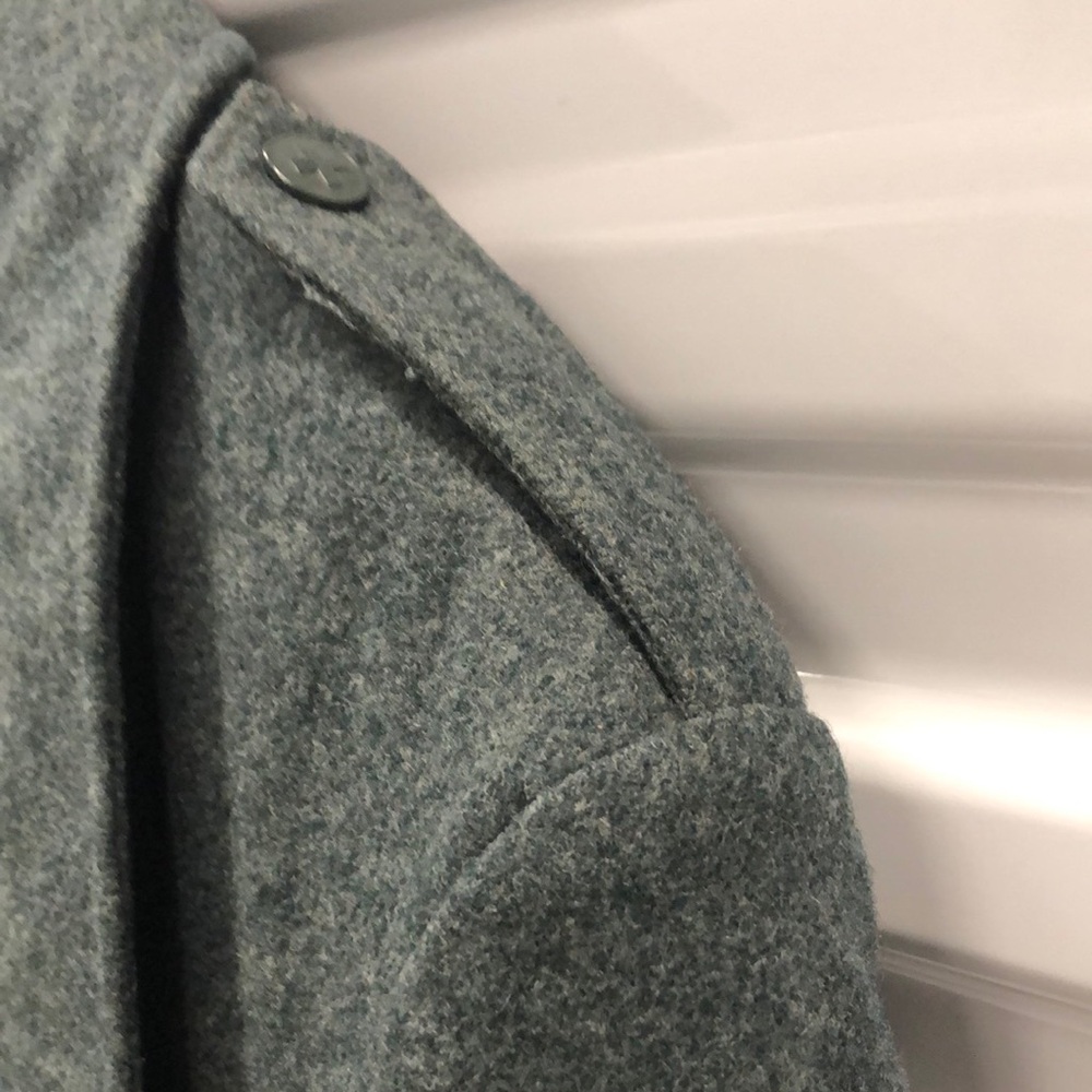 Vintage Men's Gray Military Overcoat - Picture 4 of 8